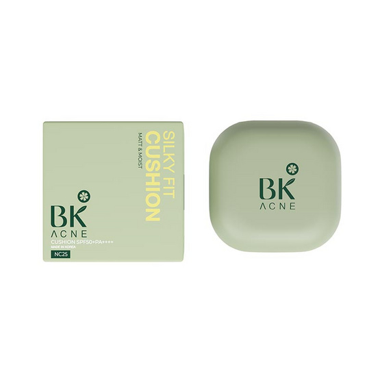 BK Acne คุชชั่น Silky Fit Cushion Matt & Moist SPF 50+PA++++ BK Acne คุชชั่น Silky Fit Cushion Matt & Moist SPF 50+PA++++
