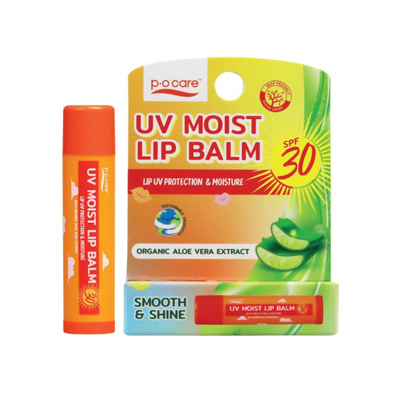 P.O.Care ลิปบาล์ม UV Moist Lip Balm SPF30 4.5 กรัม