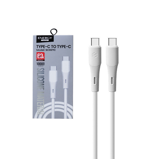 Energy Premium สายชาร์จ Type-C to C รุ่น SC02 TC Energy Premium สายชาร์จ Type-C to C รุ่น SC02 TC