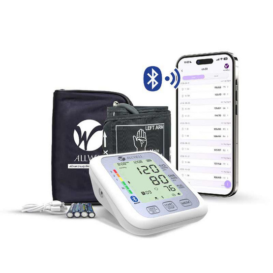 ALLWELL เครื่องวัดความดันโลหิต ระบบเสียงพูดภาษาไทย รุ่น JPD-HA120