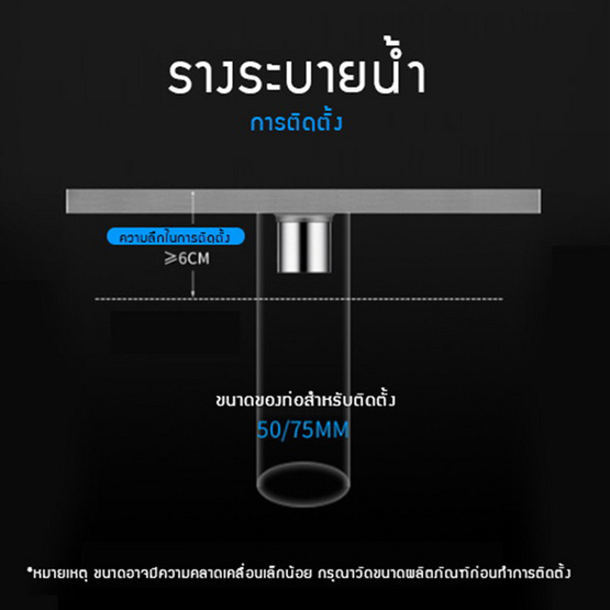 YSB ตะแกรงระบายน้ำท่อกลาง ขนาด 20 CM. รุ่น C1L067-SUS304-T620-MH