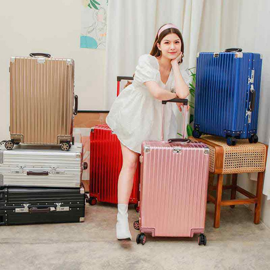 BAGGAGE LUGGAGE กระเป๋าเดินทาง รุ่น VINTAGE ALUMINIUM