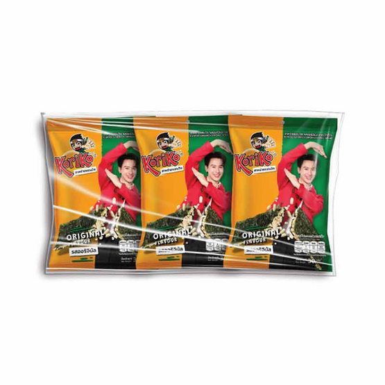 โกริโกะ สาหร่ายแซนวิชรสออริจินัล 30 กรัม (แพ็ก 3 ชิ้น)