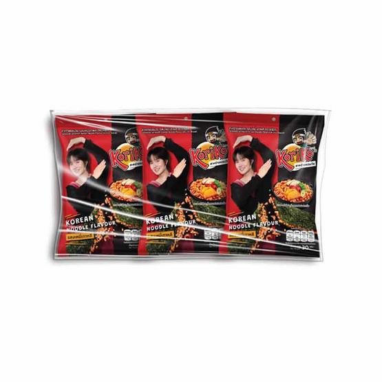 โกริโกะ สาหร่ายแซนวิชรสบะหมี่เกาหลี 30 กรัม (แพ็ก 3 ชิ้น)