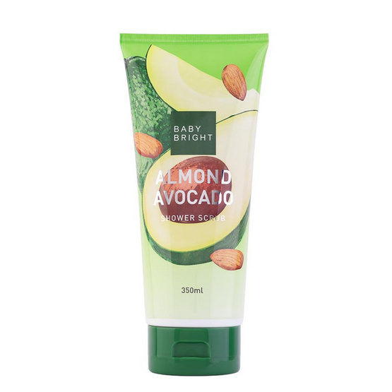 Baby Bright สครับผิวกาย Almond Avocado Shower Scrub 350 มล.