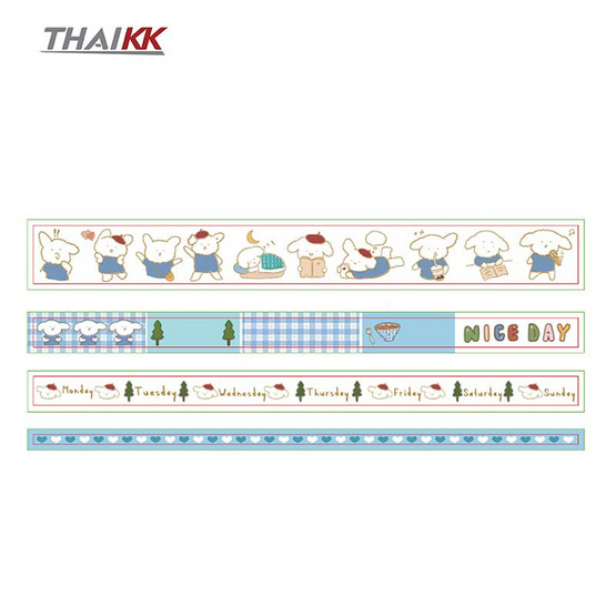 ThaiKK เทปวาชิ เวอติคาส แอนนิมอลทาวน์ 5mm x 2m (2 กล่อง)