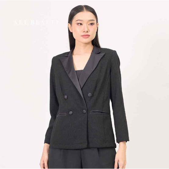 ALL BEAUTE Blazer เบลเซอร์สีดำ Black queen blazer