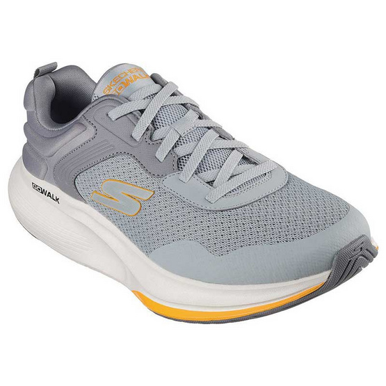 Skechers สเก็ตเชอร์ส รองเท้าผู้ชาย Men GOwalk Max Walker Titus Walking Shoes - 216581-LTGY Air-Cooled Goga Mat