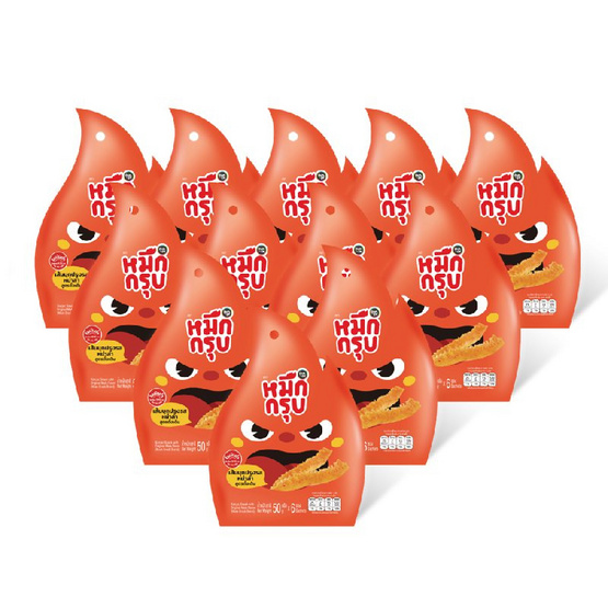 สั่งจอง หมึกกรุบ เส้นบุกปรุงรสหม่าล่าสูตรดั้งเดิม 50 กรัม (แพ็ก 12 ชิ้น)
