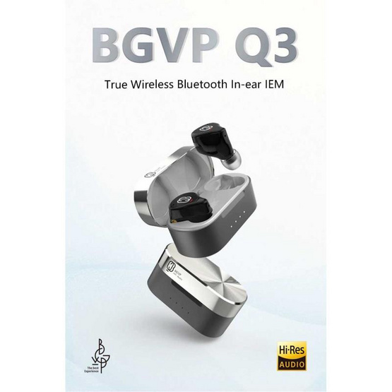 BGVP หูฟังบลูทูธแบบ True Wireless รุ่น Q3