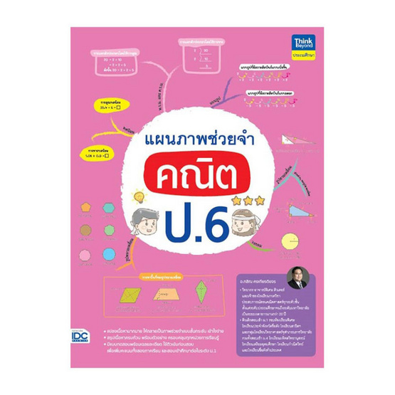 หนังสือ แผนภาพช่วยจำ คณิต ป.6