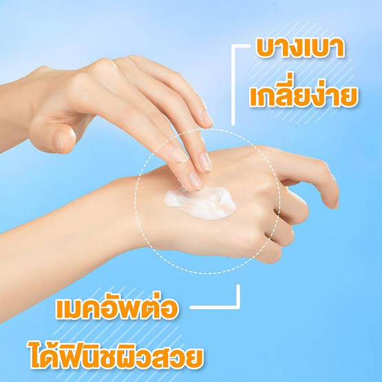 RAN เซรั่มกันแดดผิวหน้า Aqua Smooth UV Defense Serum SPF 50+ PA++++ 30 มล.