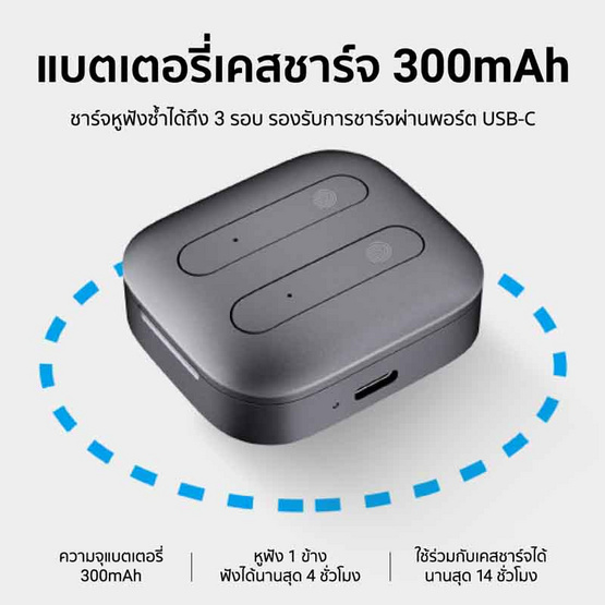 Imiki หูฟังบลูทูธแบบ True Wireless รุ่น MT1