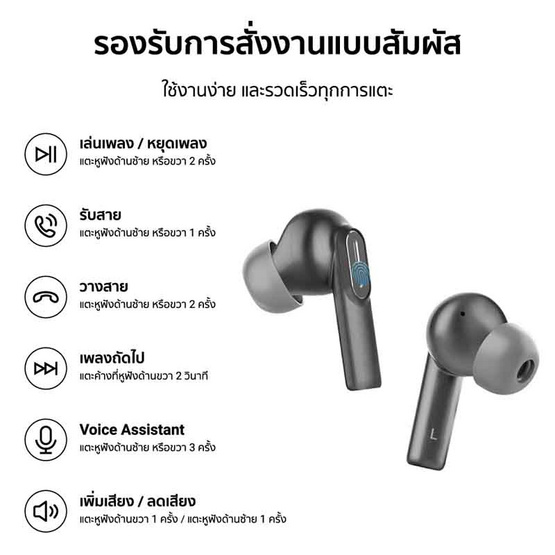 Imiki หูฟังบลูทูธแบบ True Wireless รุ่น MT2