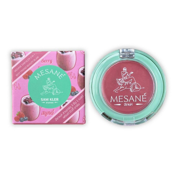 Mesane บลัชออน Sam Kler 3 IN 1 Best Friends Beauty Balm 2 กรัม Berry Smoothie