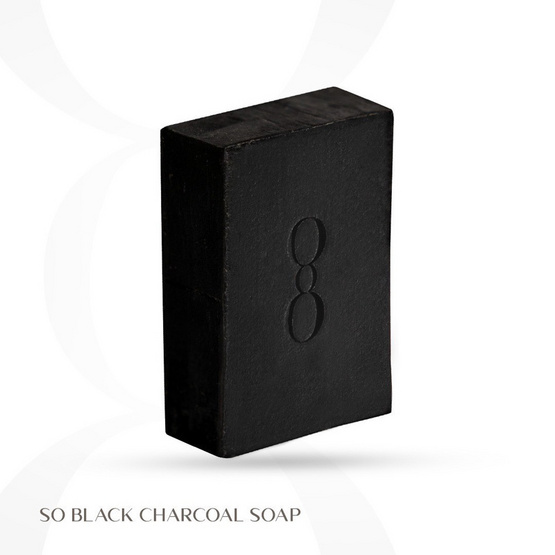 SOAP FOR SOUL สบู่ So Black Charcoal Soap 80 กรัม