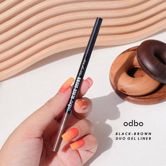 Odbo อายไลเนอร์ Black-Brown Duo Gel Liner OD359 0.2 กรัม