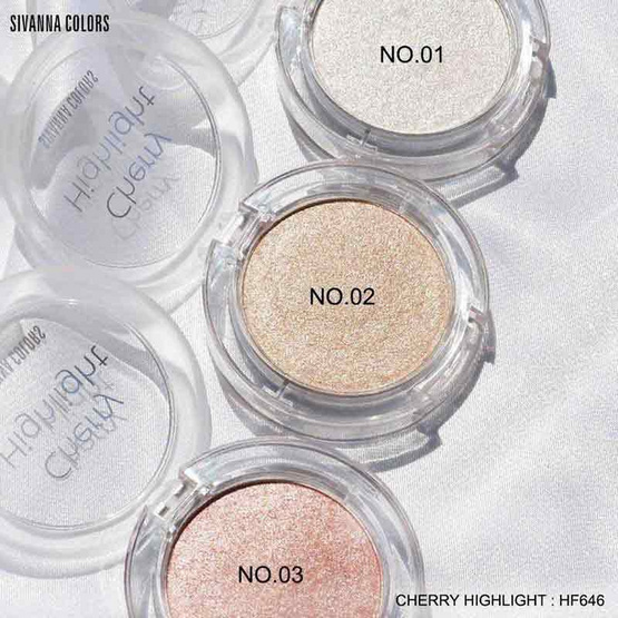 Sivanna Colors ไฮไลท์ Cherry Highlighter HF646 5 กรัม