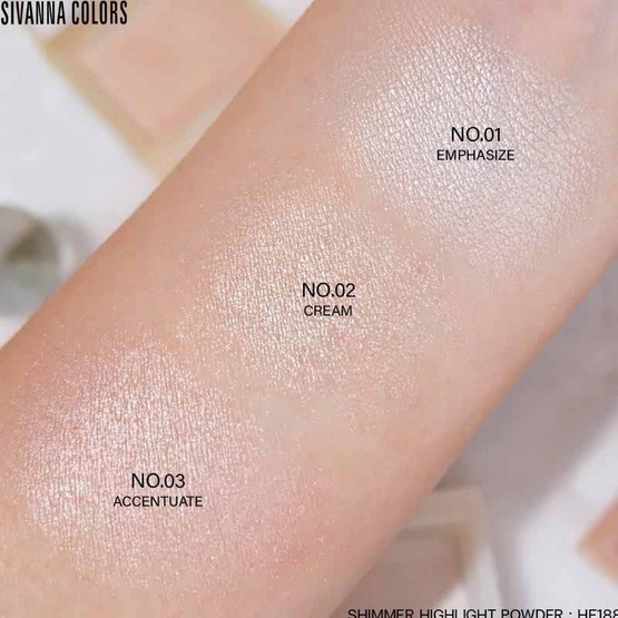 Sivanna Colors ไฮไลท์ Shimmer Highlighter HF188 4 กรัม