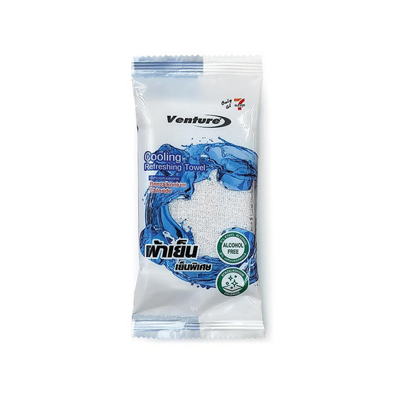 Venture ผ้าเย็น Cooling ใหญ่ (แพ็ก 6 ชิ้น)