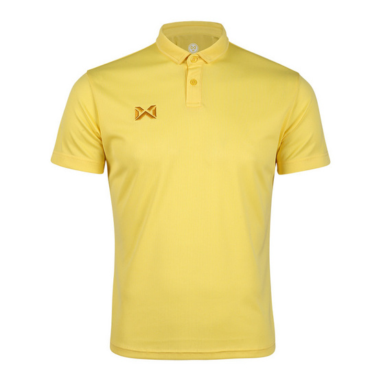 Warrix เสื้อโปโลสีเหลือง PIQUE POLO