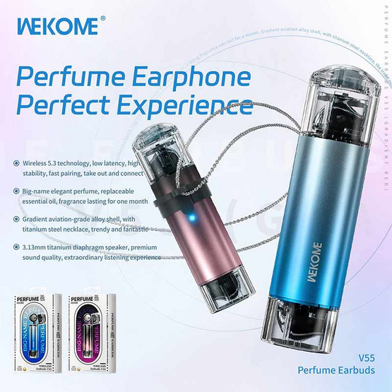 Wekome หูฟังบลูทูธแบบ True Wireless รุ่น V55