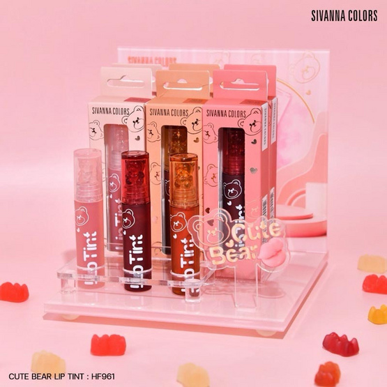 Sivanna ลิปทิ้นท์ Cute Bear Lip Tint HF961 3 กรัม