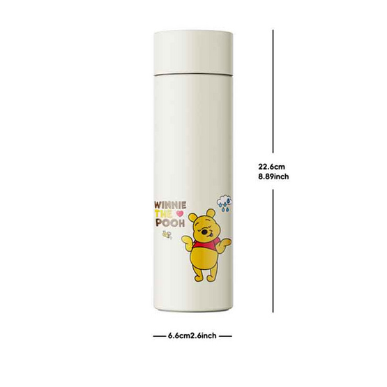 กระบอกน้ำเก็บความเย็น/ร้อน QS-B01 (White,Pooh)