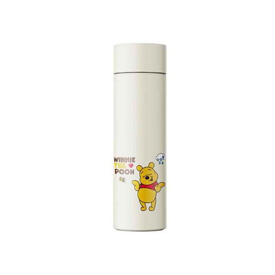 กระบอกน้ำเก็บความเย็น/ร้อน QS-B01 (White,Pooh)