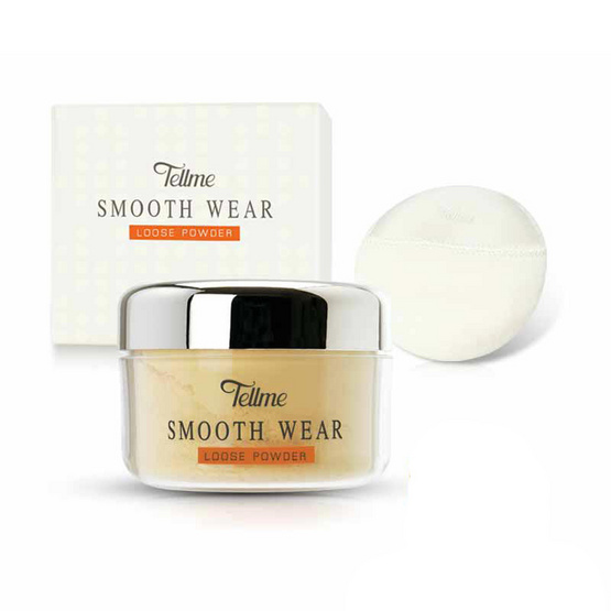 Tellme แป้งฝุ่นโปร่งแสง Smooth Wear Loose Powder 35 กรัม