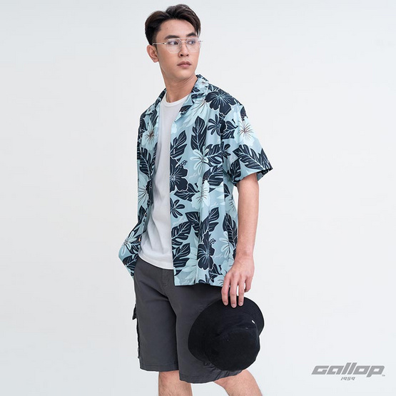 GALLOP เสื้อฮาวาย Graphic Print รุ่น GW9039