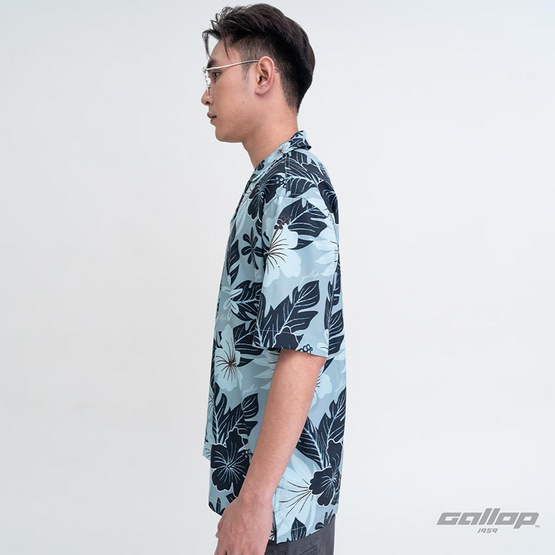 GALLOP เสื้อฮาวาย Graphic Print รุ่น GW9039