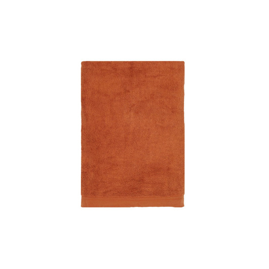 Jviva ผ้าขนหนูใยไผ่ 100% เช็ดหน้า (13x13นิ้ว) สีส้ม Burnt Orange