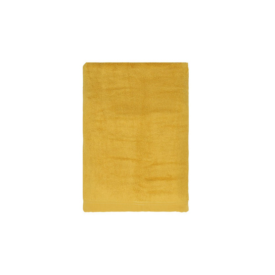 Jviva ผ้าขนหนูใยไผ่ 100% เช็ดหน้า (13x13นิ้ว) สีเหลือง Yellow Mustard