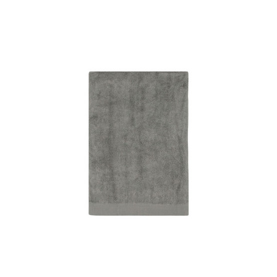 Jviva ผ้าขนหนูใยไผ่ 100% เช็ดผม (15x30นิ้ว) สีเทา Grey Fieldstone