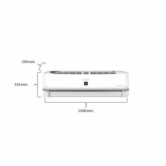 SHARP แอร์ติดผนัง 24000BTU รุ่น AH-XP24BMB