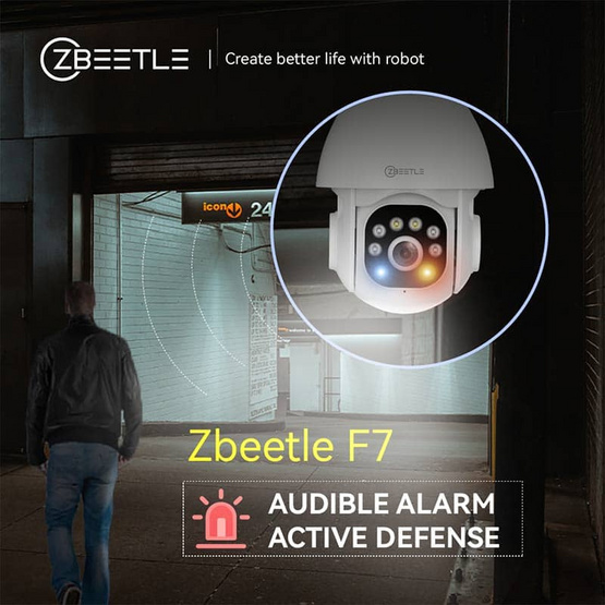 Zbeetle กล้องวงจรปิด WiFi รุ่น F7