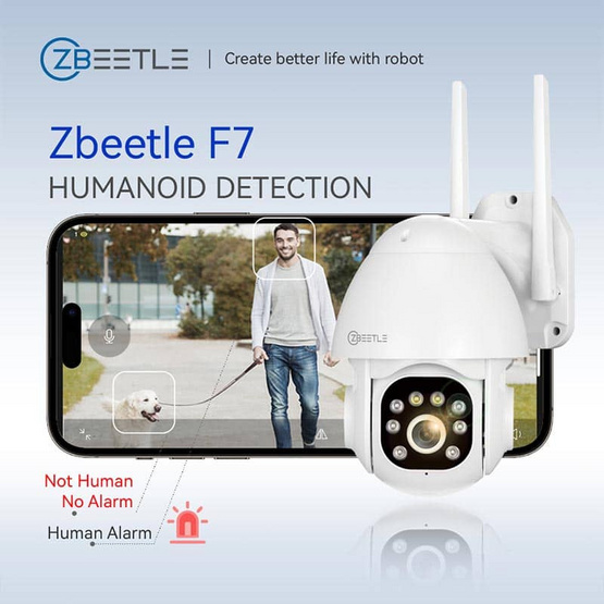 Zbeetle กล้องวงจรปิด WiFi รุ่น F7