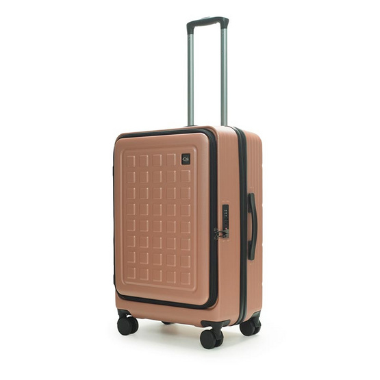 HQ LUGGAGE กระเป๋าเดินทาง ABS เปิดด้านหน้า 4 ล้อคู่ 360 รุ่น 8862B