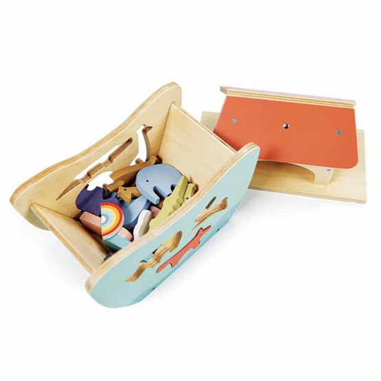 Tender Leaf Toys ของเล่นไม้ เรือโนอาห์น้อย Little Noah's Ark