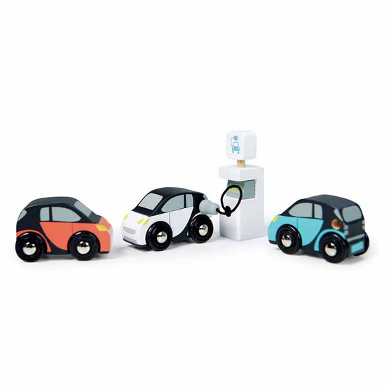 Tender Leaf Toys ของเล่นไม้ ชุดรถสมาร์ทคาร์ Smart Car Set