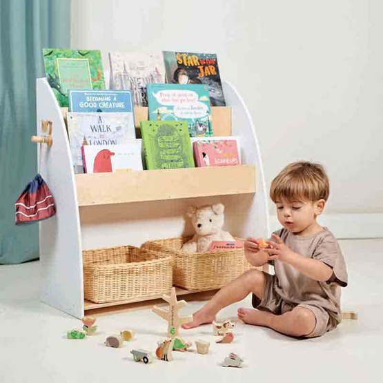 Tender Leaf Toys เฟอร์นิเจอร์เด็ก-ไม้ ชั้นวางหนังสือ Forest Book Case