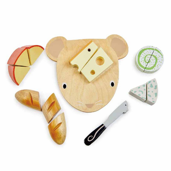 Tender Leaf Toys ของเล่นไม้ ชุดหั่นชีส Cheese Chopping Board