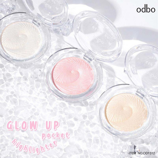 Odbo ไฮไลท์ Glow Up Pocket Highlighter OD1312 5 กรัม