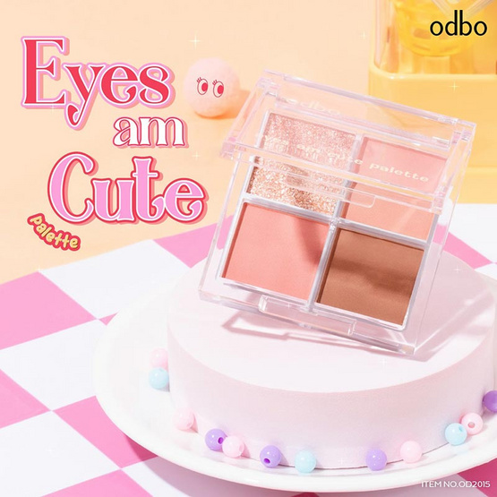 Odbo พาเลทอายแชโดว์ Eyes Am Cute Palette OD2015 5 กรัม