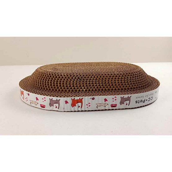 CCPets กระดาษข่วนเล็บแมวทรงรี IC1127N 40x28x8 CCPets กระดาษข่วนเล็บแมวทรงรี IC1127N 40x28x8