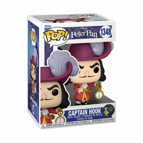 Funko POP! (70695) - Captain Hook (1348) POP! Disney: Peter Pan 70th