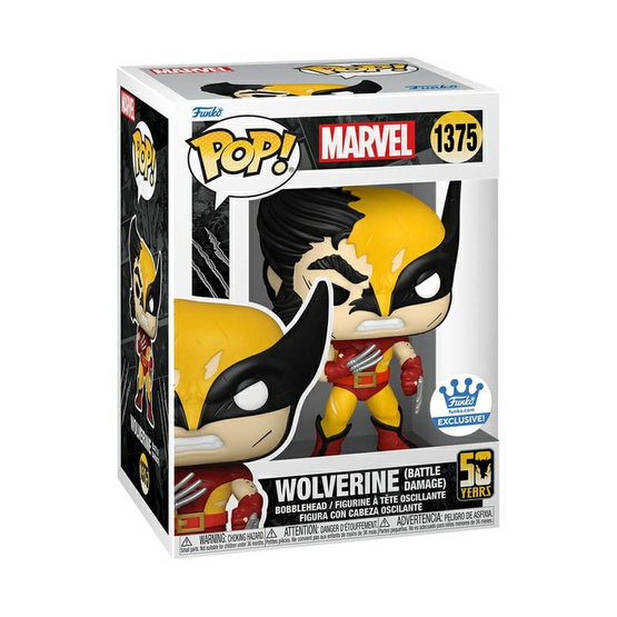 Funko POP! (77439) Wolverine Battle Damage ver(1375) Marvel Wolverine 50th