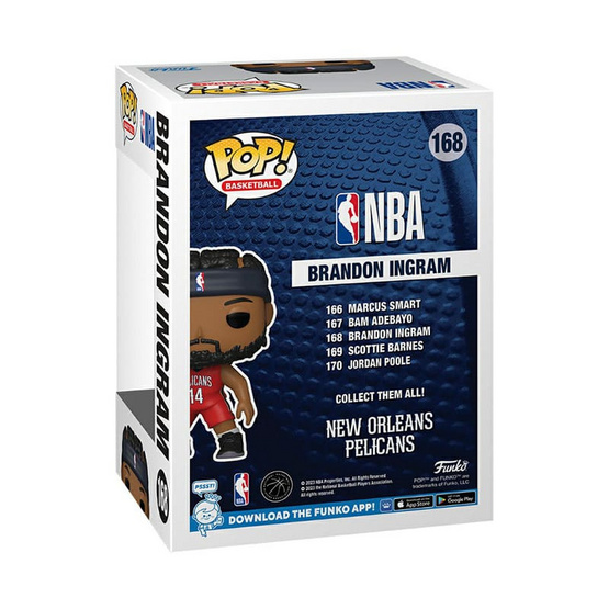 Funko POP! (72250) - Brandon Ingram (168) POP! NBA: New Orleans Pelicans