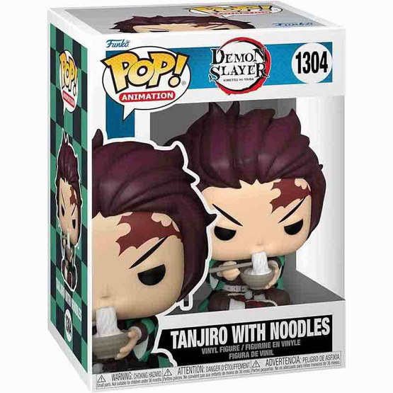 Funko POP! (57346) - Tanjiro with Noodles POP! Animation: Demon Slayer